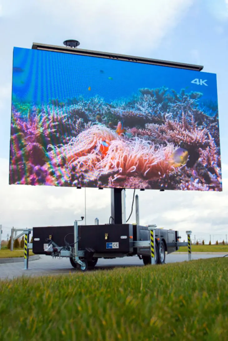 LED display installation